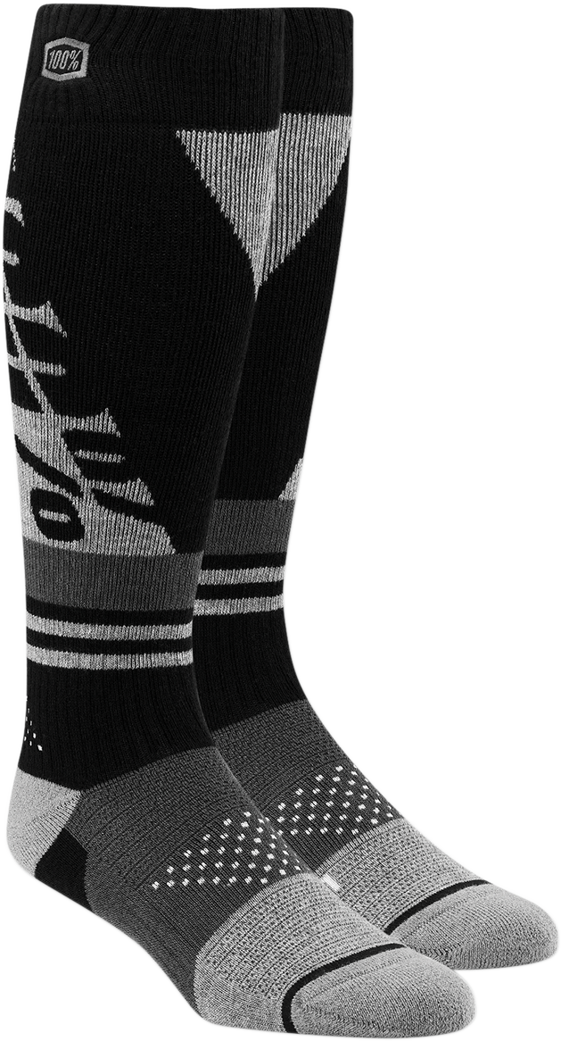 Youth Torque Socks - Black/Gray - Small/Medium