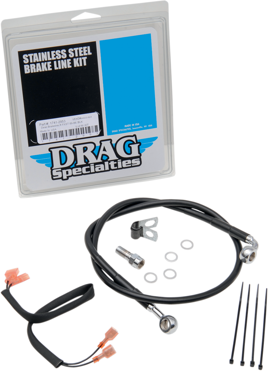 Brake Line - Rear - Black