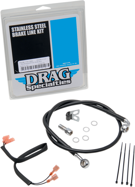 Brake Line - Rear - Black