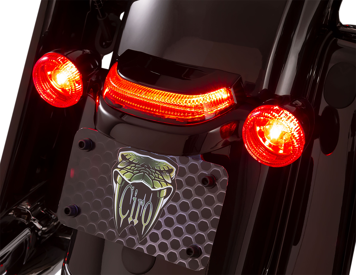 Taillight - Red - Black