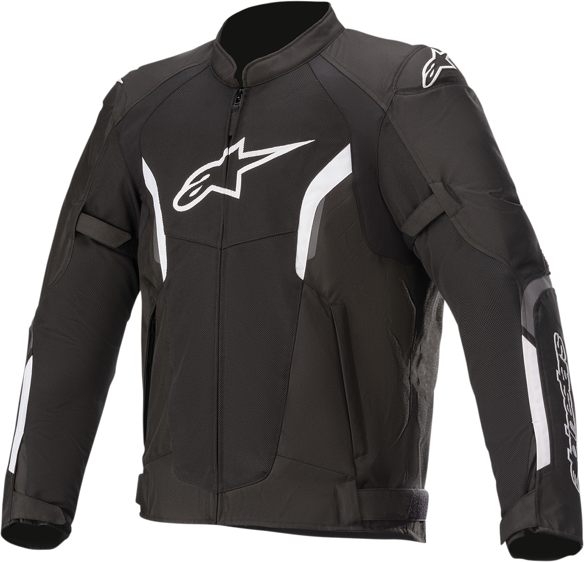 Chamarra textil Alpinestars AST Air v2 - negra/blanco