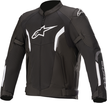 Chamarra textil Alpinestars AST Air v2 - negra/blanco