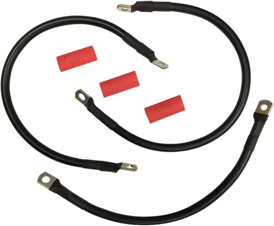 Black Battery Cable Set - '82-'88 FXR