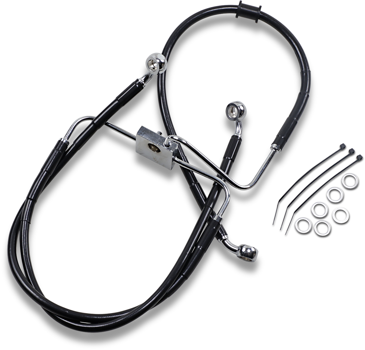 Front Brake Line - XL - Black