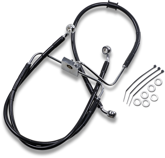 Front Brake Line - XL - Black