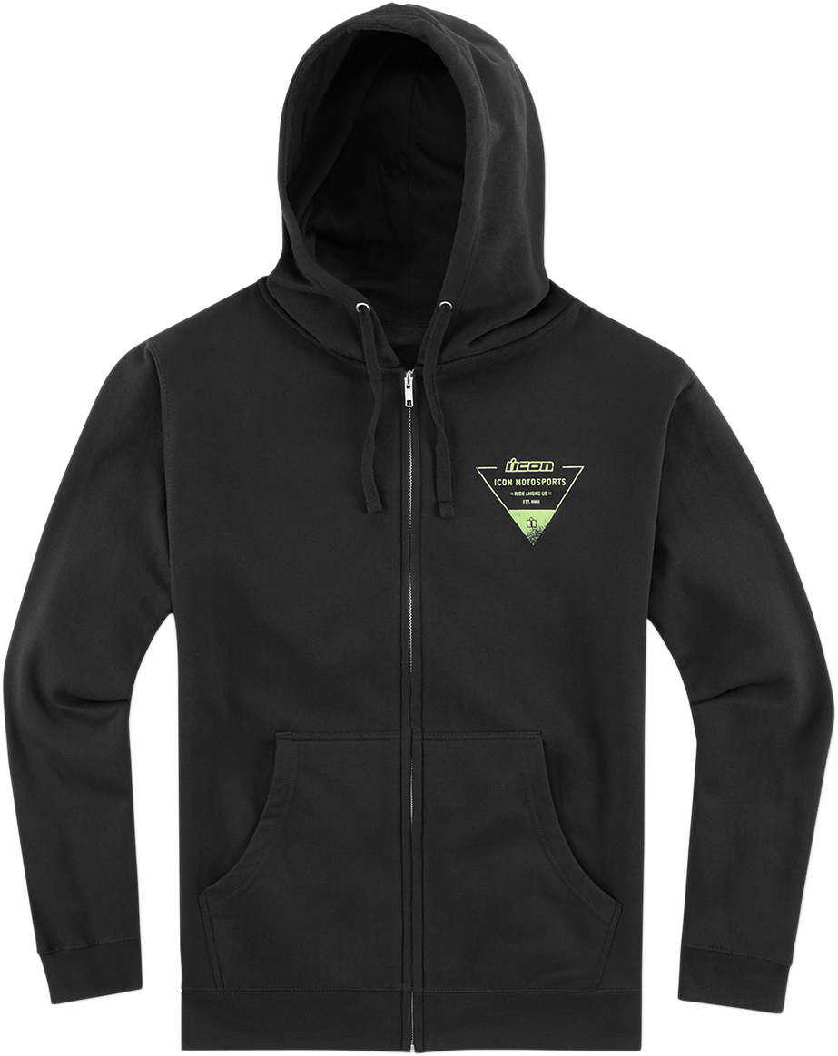 3.11 Zip-Up Hoodie - Black - Small