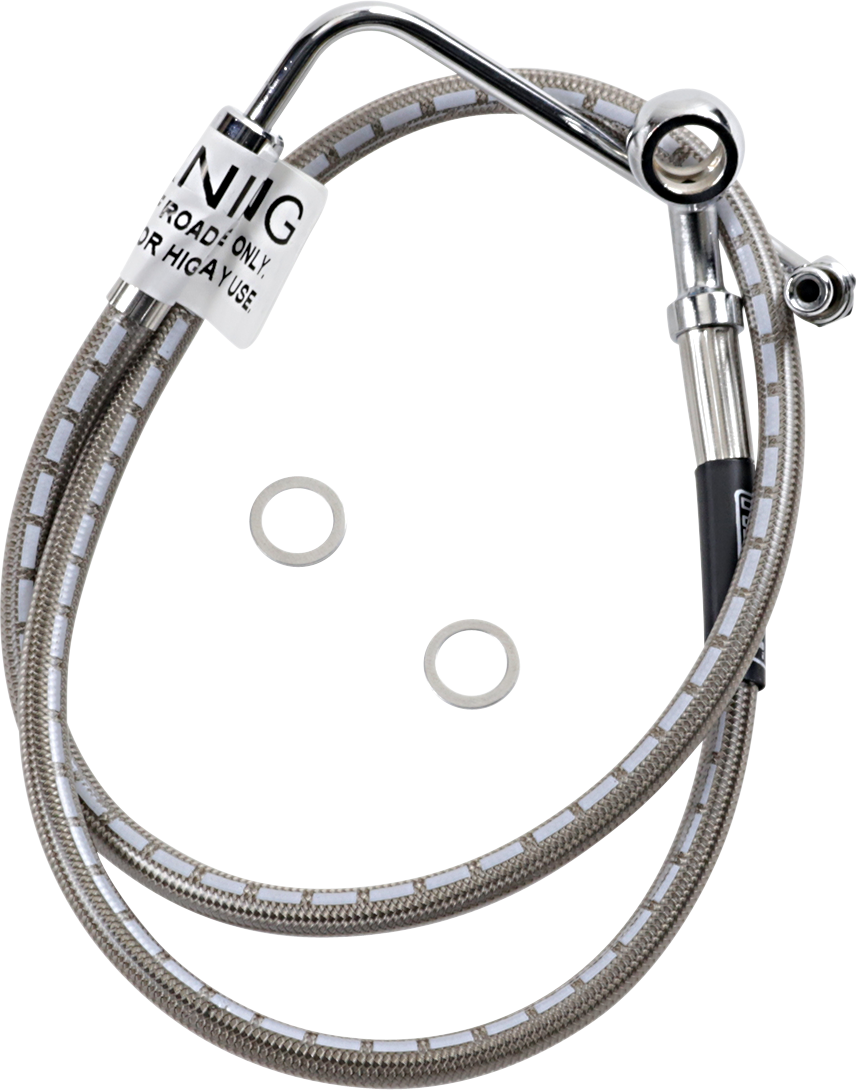 6" Brake Line - Front - 84-06 FLH