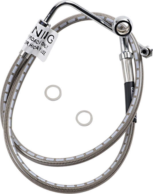 6" Brake Line - Front - 84-06 FLH