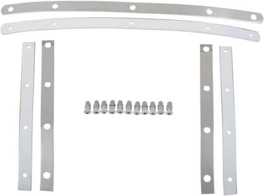 Fats Windshield Hardware Straps - Stainless Steel