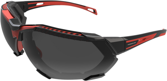 FF4 Sunglasses - Foam - Black/Red - Smoke