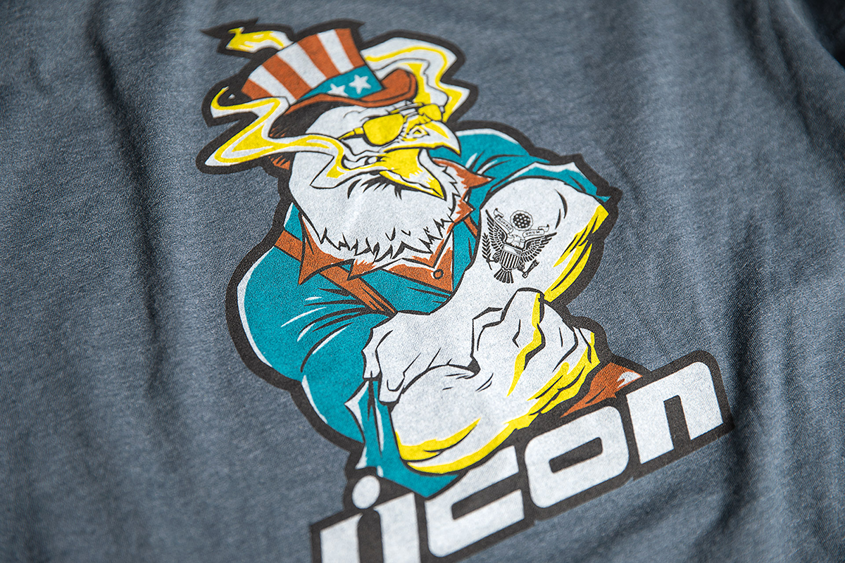 Playera ICON Freedom Spitter - Azul