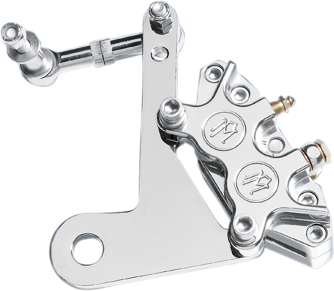 Front Caliper - 10" - Chrome - 73-83FLH