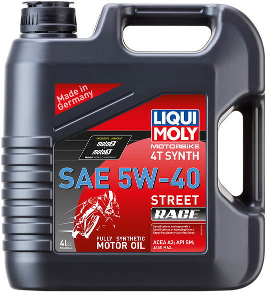 Street Race Synthetic 4T Oil - 5W-40 - 4 L