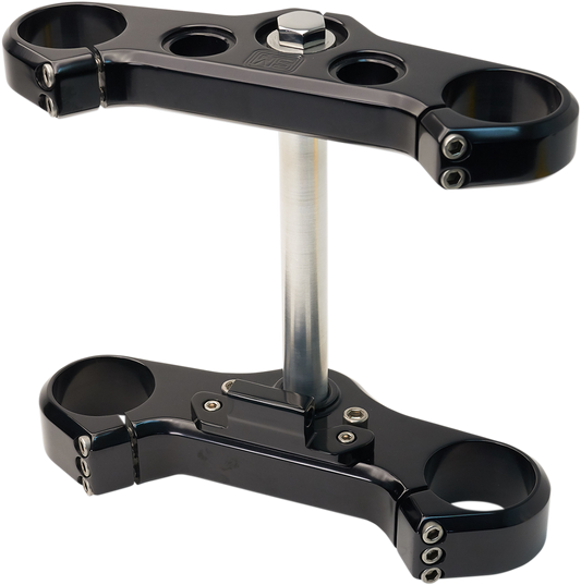 Elite Triple Trees - Black - 49 mm - '18-'20 FXFB