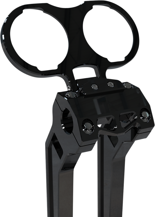 Gauge Mount - Dual - Black