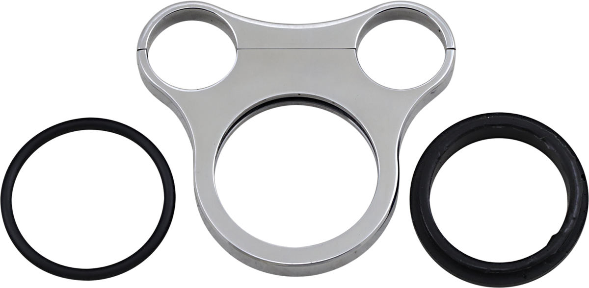 Dual mini gauge bracket - For 1-1/2" T-Bars - 2.4" or 2-5/8"