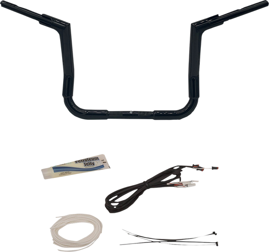 12" Black 1-1/2" Flat Top Handlebar Kit5549224299