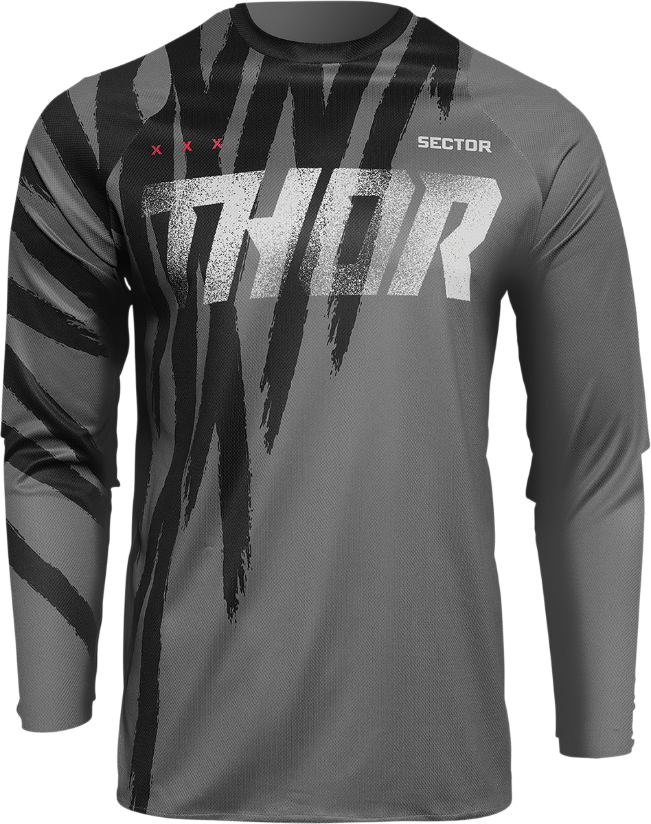 Sector Tear Jersey - Gray/Black - Small