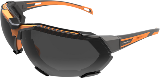 FF4 Sunglasses - Foam - Gray/Orange - Smoke
