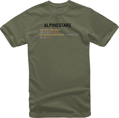 Playera Alpinestars Quest - Verde Militar