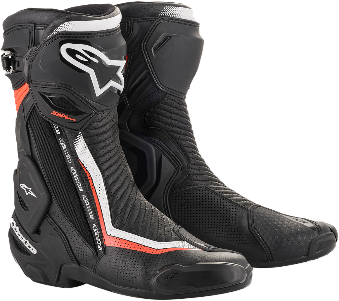 SMX+ Vented Boots - Black/White/Red - US 5 / EU 38