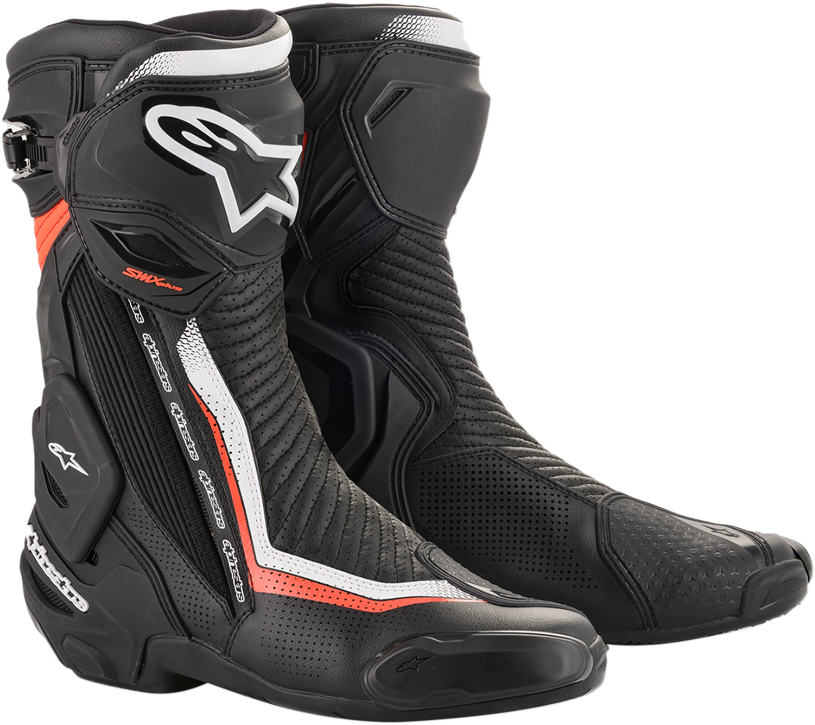 Botas Alpinestars SMX+ Vented - Negro/Blanco/Rojo