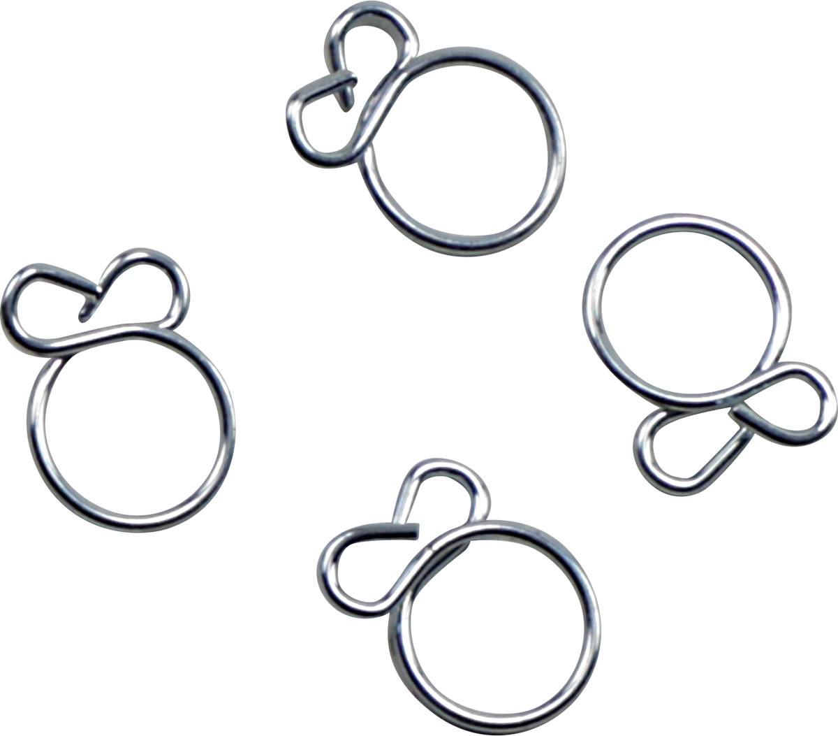 Wire Clamp Refill - Silver - 4-Pack