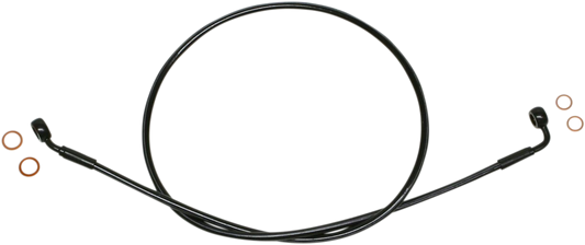 Brake Line - EZ Align - Stainless Steel - Black