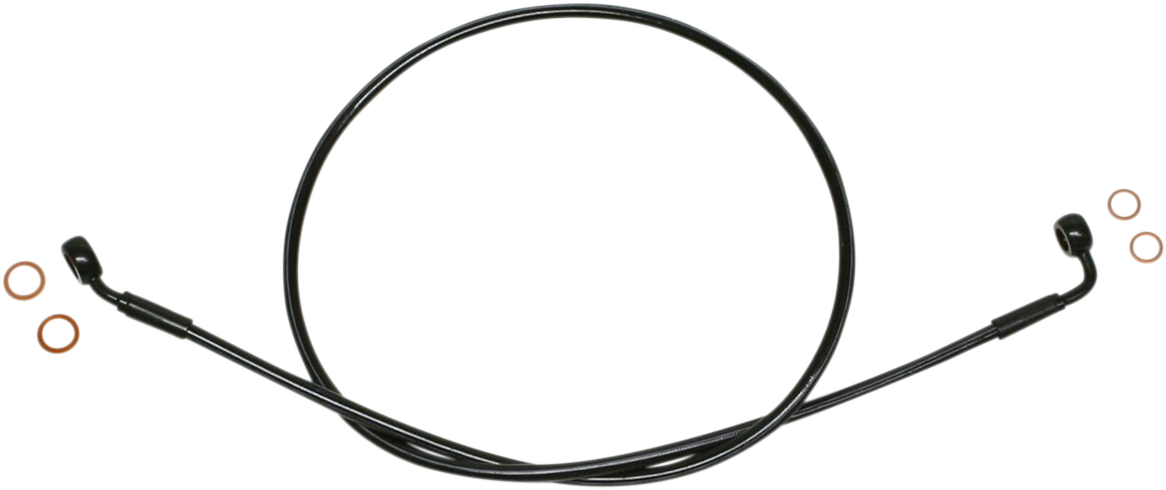 Brake Line - EZ Align - Stainless Steel - Black