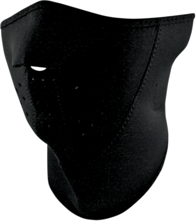 3-Panel Neoprene Half-Face Mask - Black