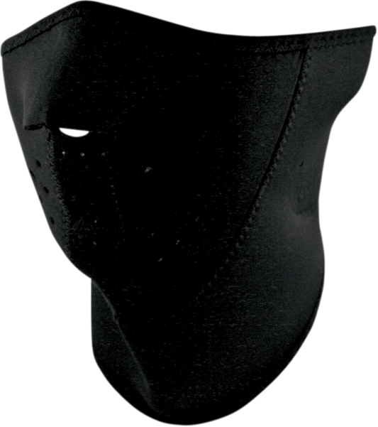 3-Panel Neoprene Half-Face Mask - Black