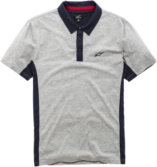 Champion Polo Shirt - Gray/Navy - Medium