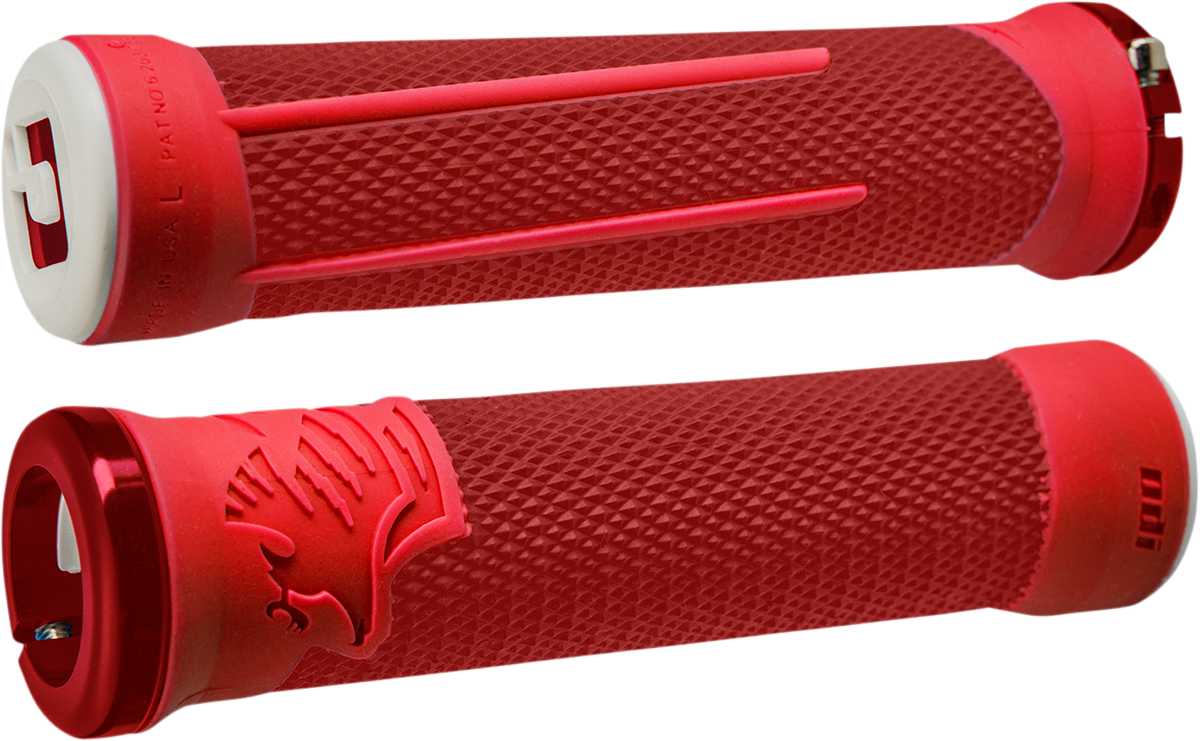 AG-2 MTB Grips - Red/Fire Red