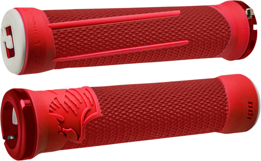 AG-2 MTB Grips - Red/Fire Red