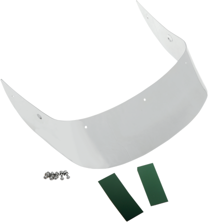 Rear Fender Skirt - Chrome - Smooth