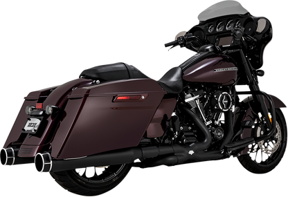 Mofles Vance & Hines Torquer 450 negro mate H-D Touring 2017 a 2022