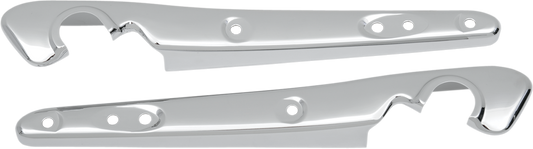 Cubiertas de soportes de salpicadera trasera cromo