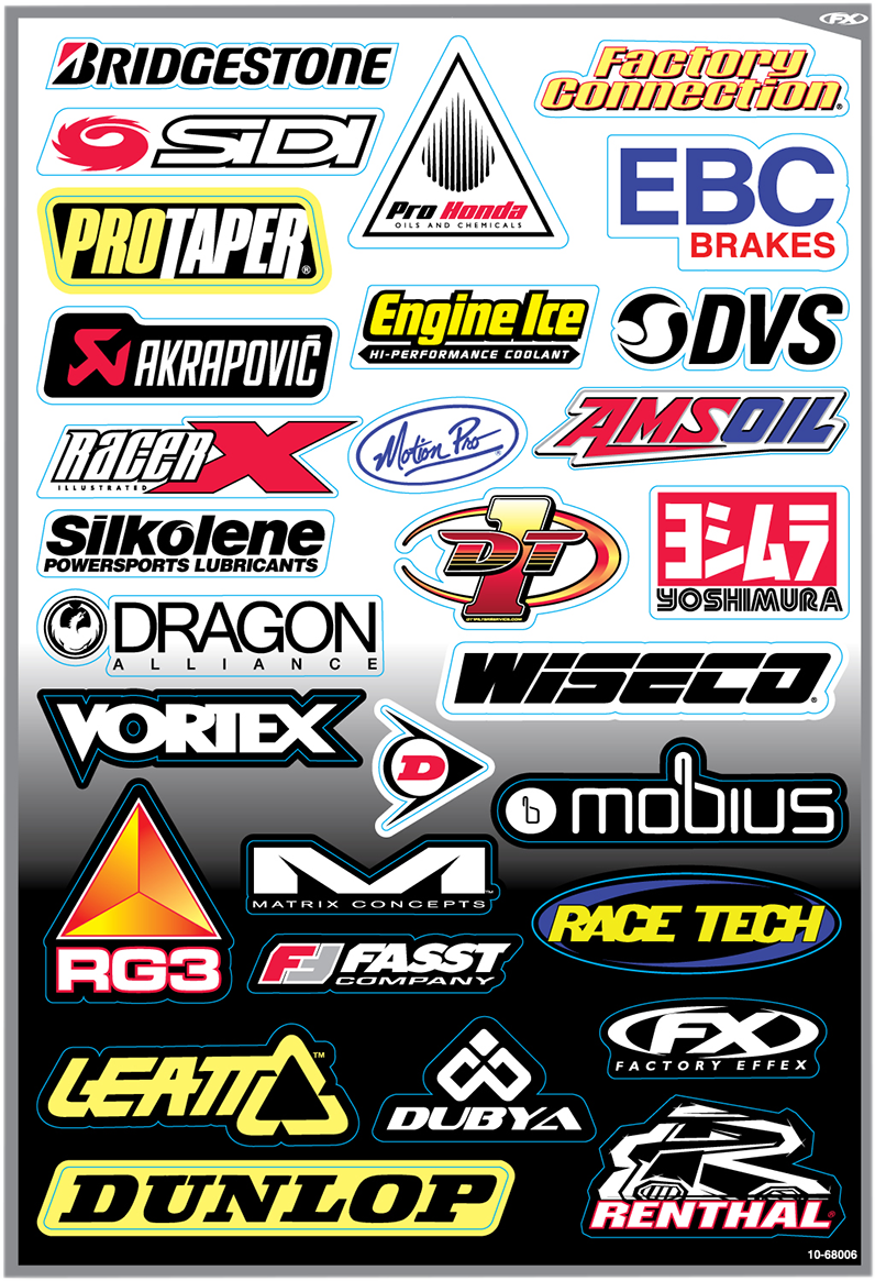 Decal Kit - Sponsor D