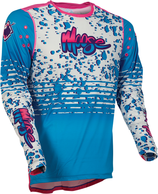 Agroid Jersey - Blue/Pink/White - Small