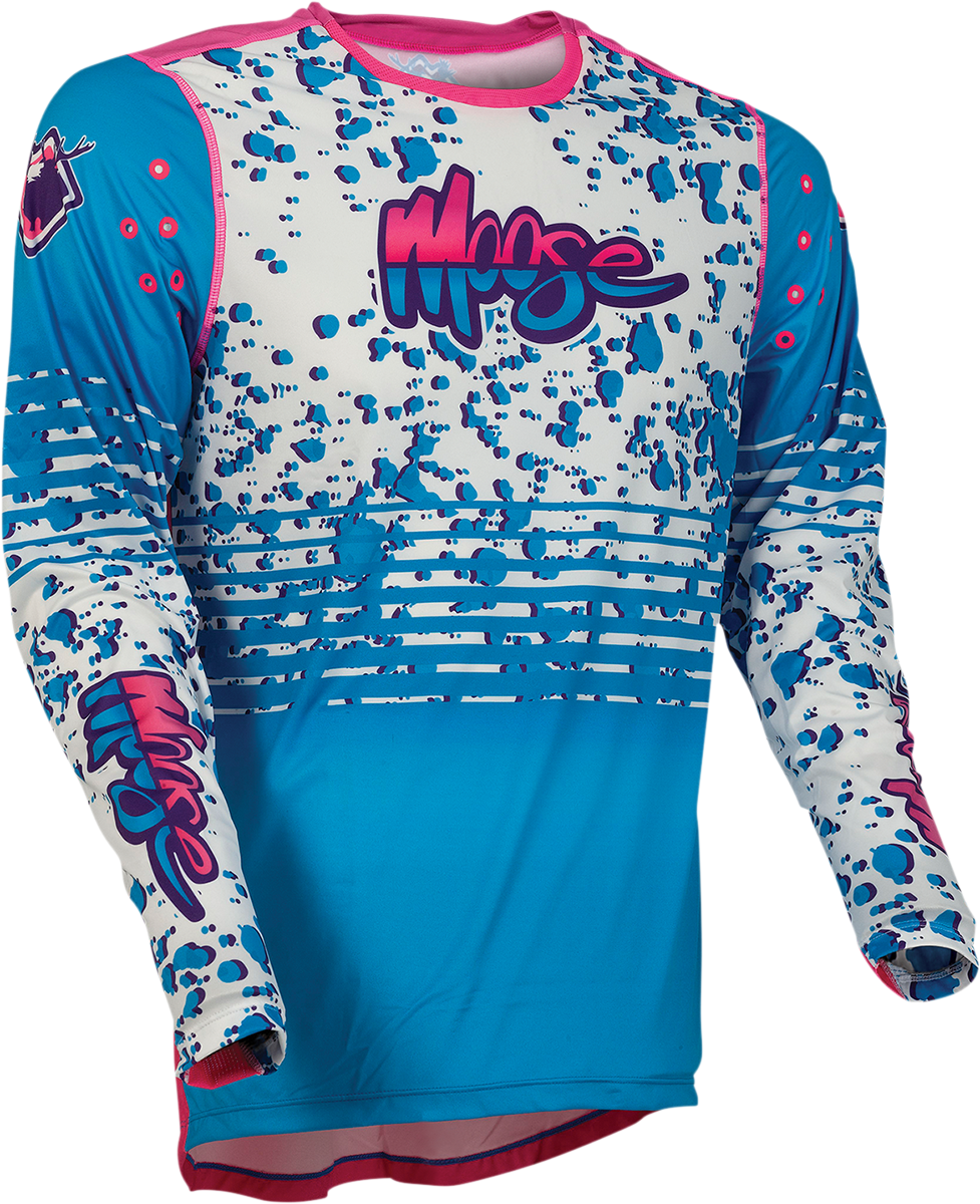 Agroid Jersey - Blue/Pink/White - Large