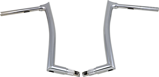 16" Chrome 1-1/2" Pointed Top Handlebar