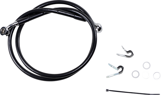 Front Brake Line 04-10 Black