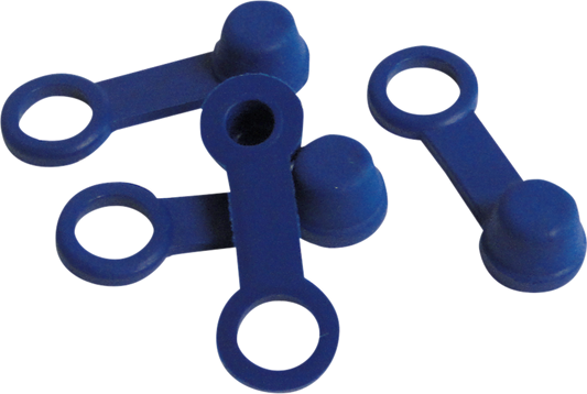 Bleeder Caps - Blue - 4-Pack