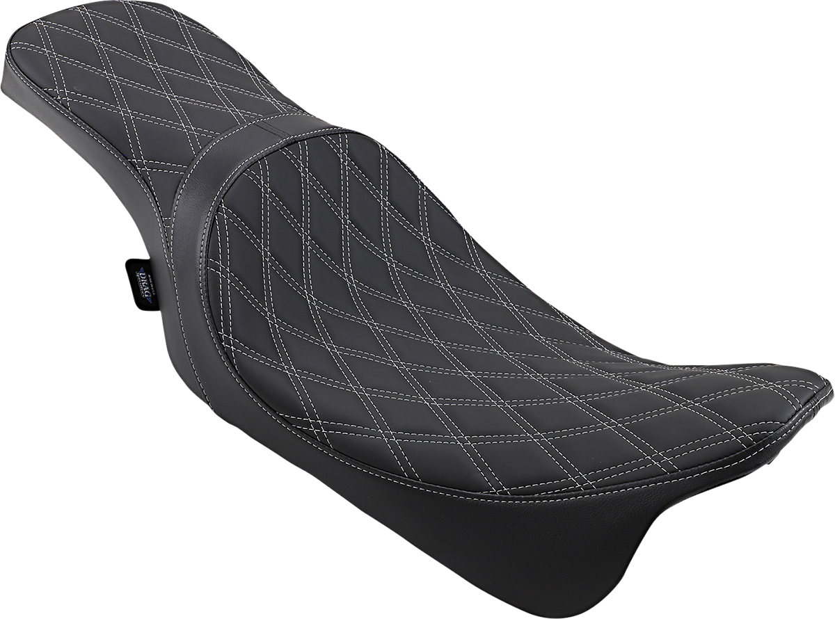 Predator 2-Up Seat - Double DIamond - Silver Stitching - Solar Leather