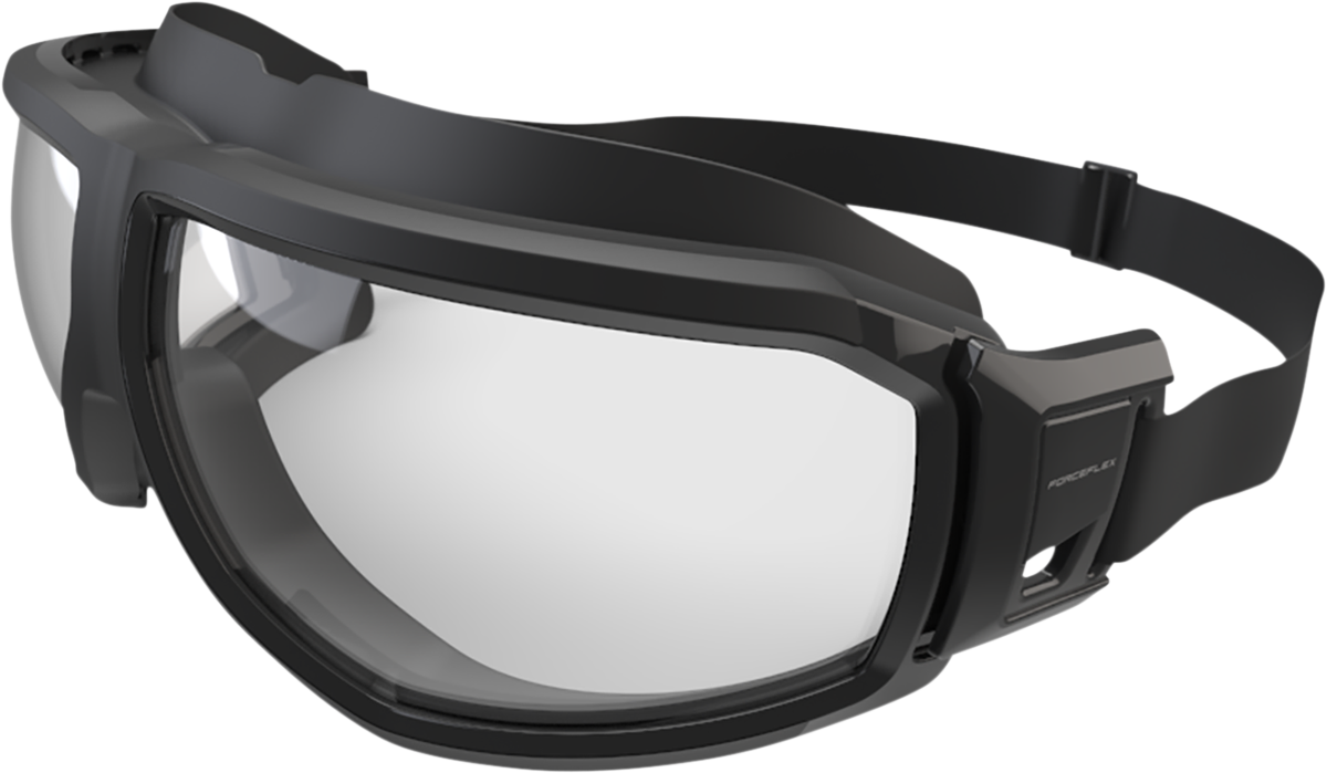 Riding Goggles - Anti-Fog - Black/Gray - Clear