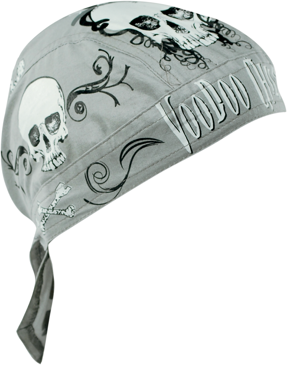 FlydannaÂ® Head Wrap - Voodoo Child - Gray