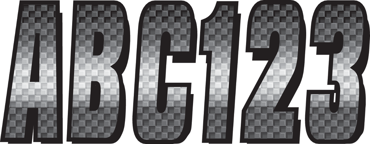 I.D. Sticker Kit - 300 Series - Chrome Gradation