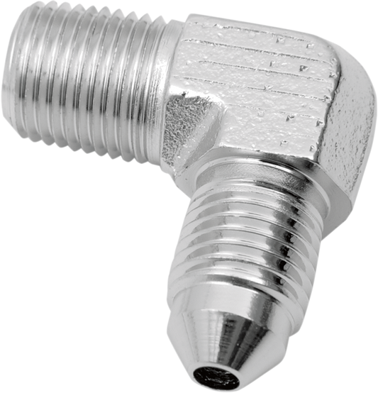 Conector de linea de frenos 1/8" - 90° cromo