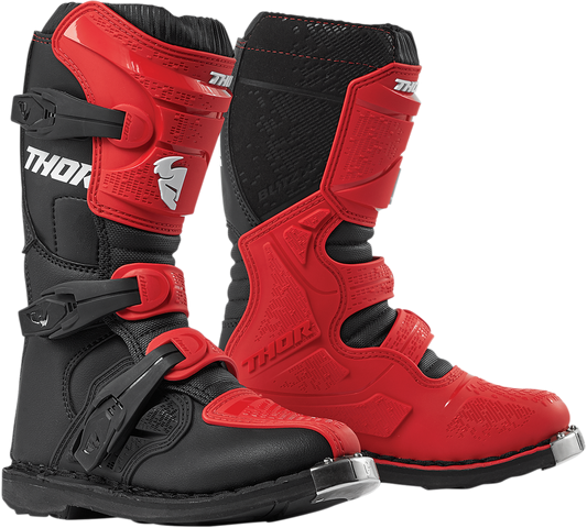 Youth Blitz XP Boots - Red/Black - Size 7