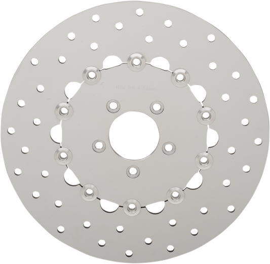 Drilled Brake Rotor - Front - 11.8" - Dyna
